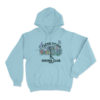 Pattie Gonia Floral Hiking Club Unisex Hoodie Sky Blue